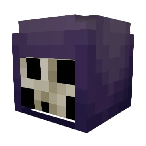 Troubadour22 Minecraft avatar head, 3D render