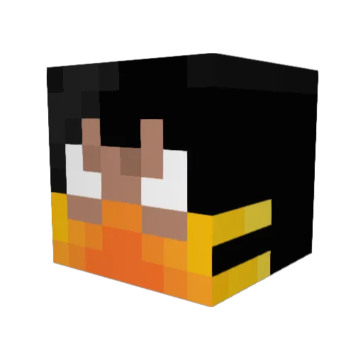 Troublesome29 Minecraft avatar head, 3D render