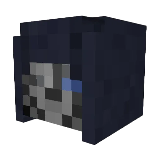Trousers_ Minecraft avatar head, 3D render