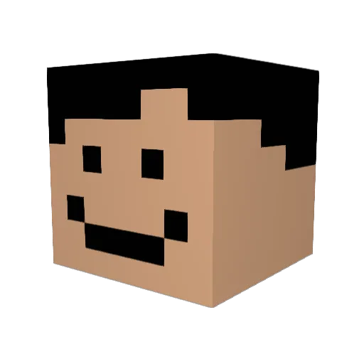 Trout_IV Minecraft avatar head, 3D render
