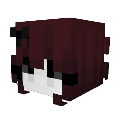 Trovyn Minecraft avatar head, 3D render