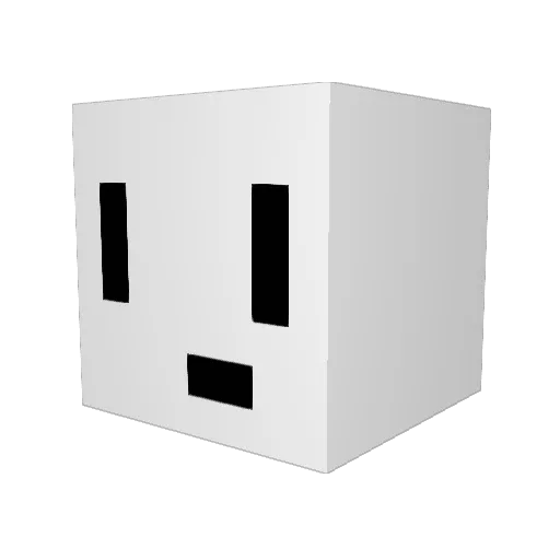 TroxlsGaming Minecraft avatar head, 3D render