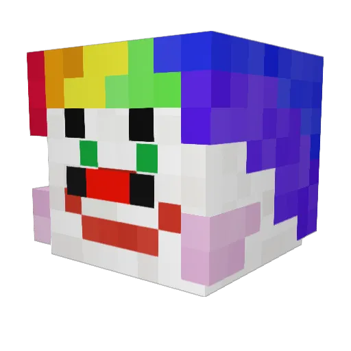 Troy_en_Co Minecraft avatar head, 3D render