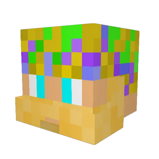 Troydaboi21 Minecraft avatar head, 3D render