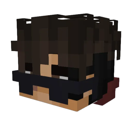 Troyze Minecraft avatar head, 3D render