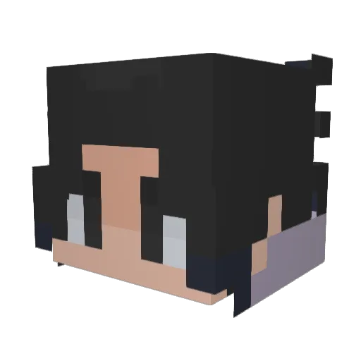 Trrikzz Minecraft avatar head, 3D render