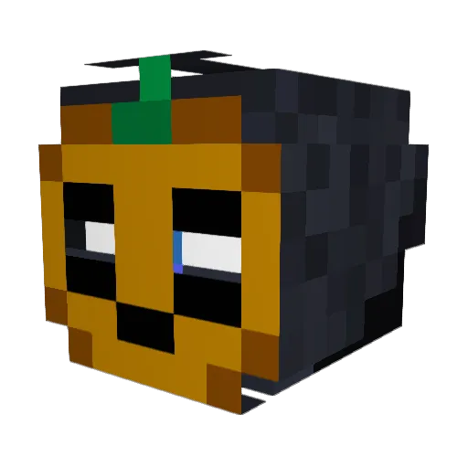 Tru404 Minecraft avatar head, 3D render