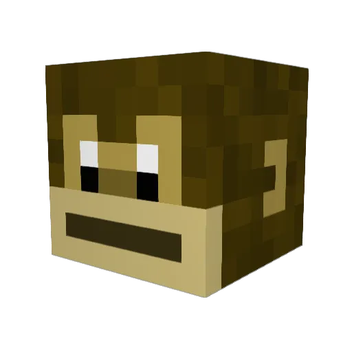 TruBatGioi Minecraft avatar head, 3D render
