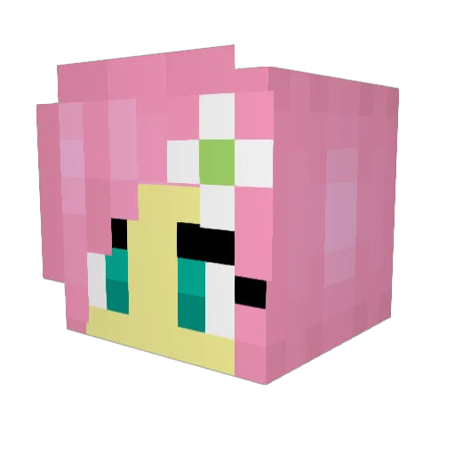 TruKingTix Minecraft avatar head, 3D render