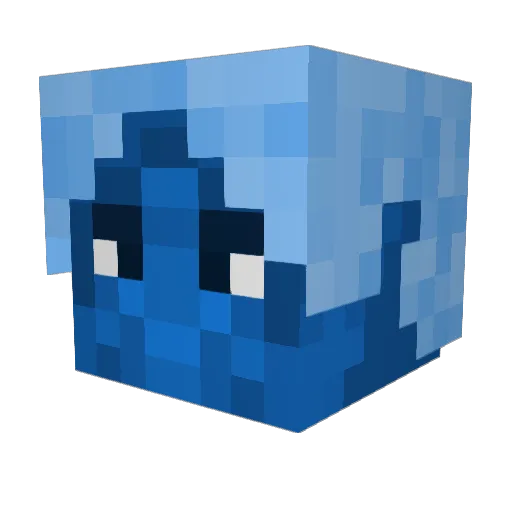 TruTru03 Minecraft avatar head, 3D render
