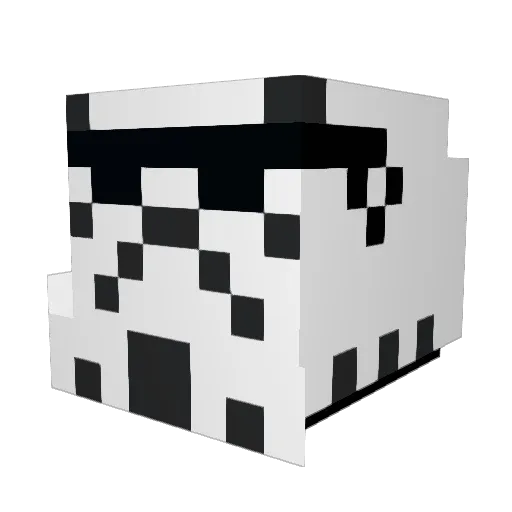 Tru_Fade Minecraft avatar head, 3D render