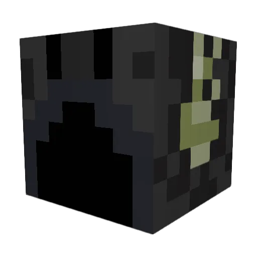 TruckFestive Minecraft avatar head, 3D render