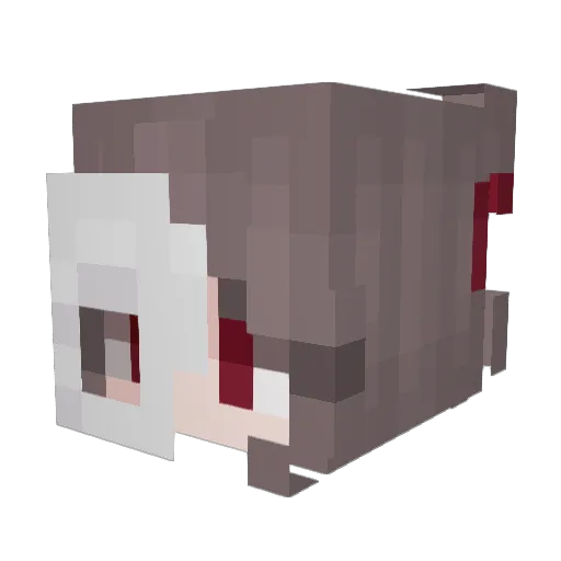 Trucker09 Minecraft avatar head, 3D render