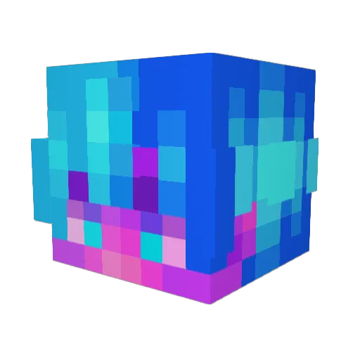 TruckerxD Minecraft avatar head, 3D render