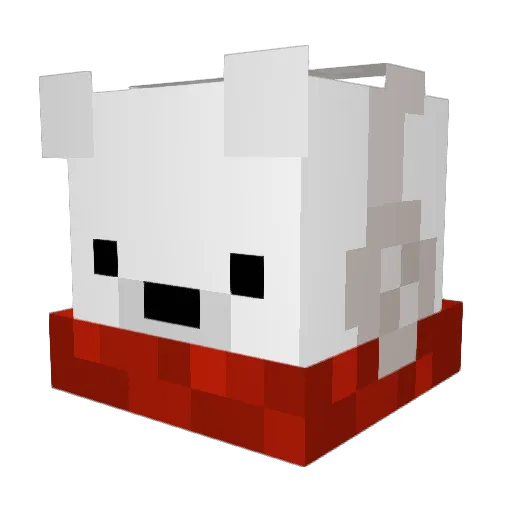 TrueAsianPSY Minecraft avatar head, 3D render