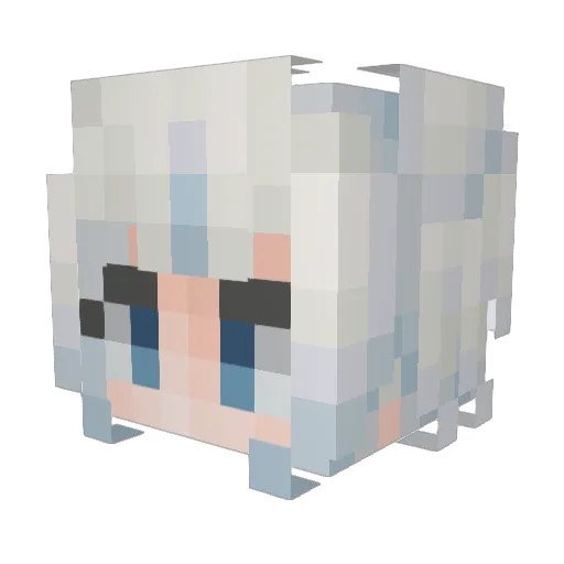 TrueBet Minecraft avatar head, 3D render