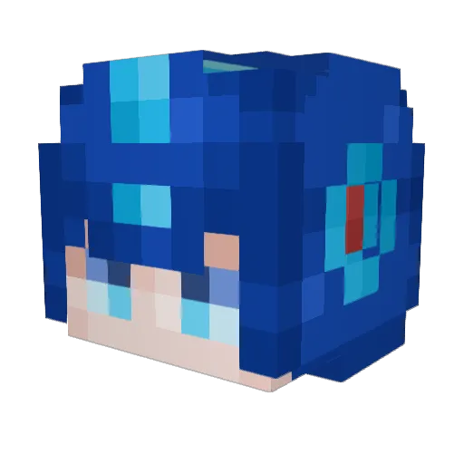 TrueGam3r5 Minecraft avatar head, 3D render