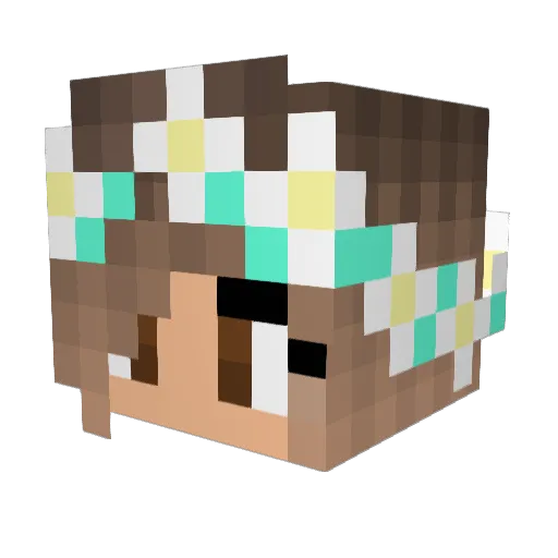 TrueJCenax Minecraft avatar head, 3D render