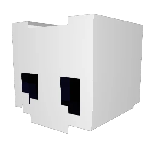 TrueJx20 Minecraft avatar head, 3D render