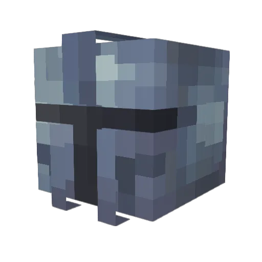 TrueLegnd Minecraft avatar head, 3D render