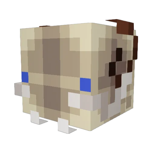 TrueMammuthus Minecraft avatar head, 3D render