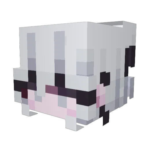 TrueMitz Minecraft avatar head, 3D render
