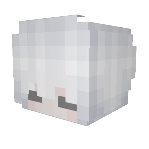 TruePrestigious Minecraft avatar head, 3D render