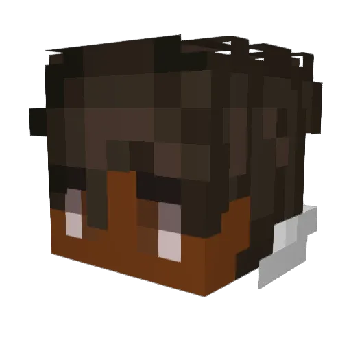 TrueSavge Minecraft avatar head, 3D render
