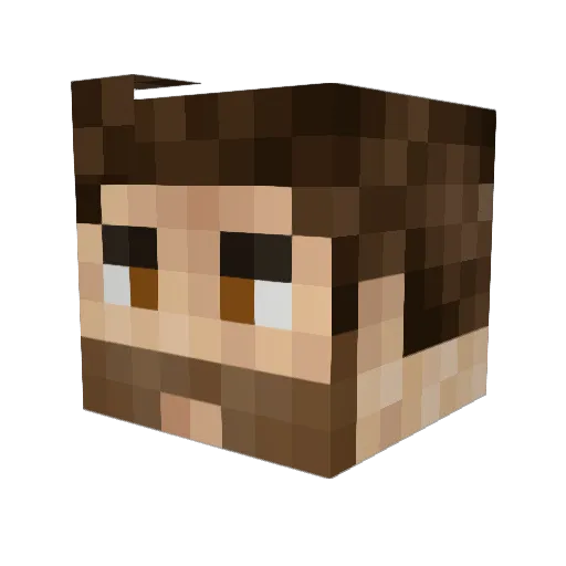 TrueSmogul Minecraft avatar head, 3D render