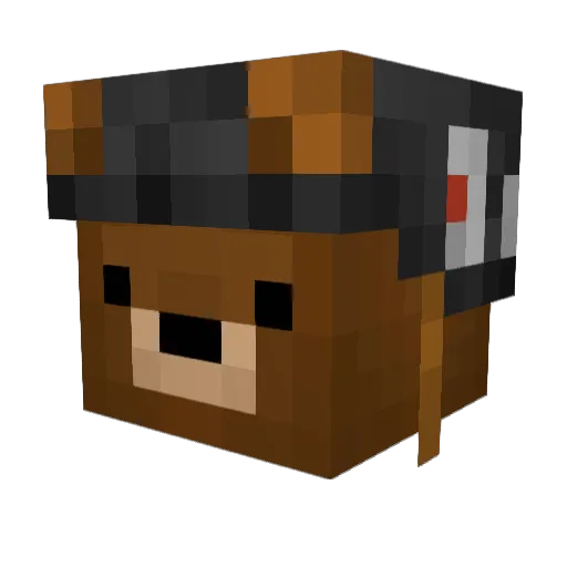 TrueToast9 Minecraft avatar head, 3D render