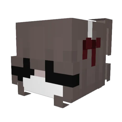TrueWilliam Minecraft avatar head, 3D render