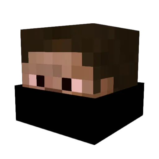 TrueWronge Minecraft avatar head, 3D render