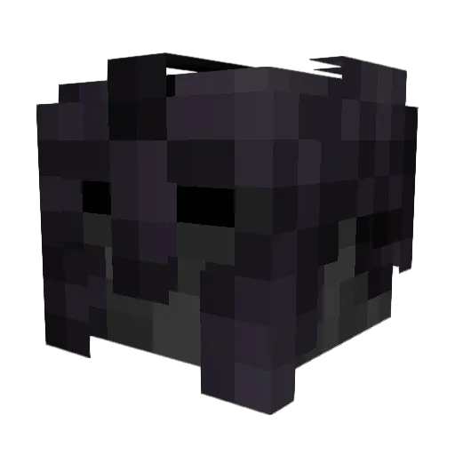 True_Agamemnon Minecraft avatar head, 3D render