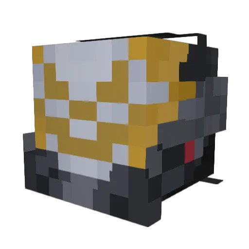 True_Atlas Minecraft avatar head, 3D render