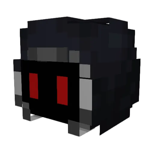 True_Disaster91 Minecraft avatar head, 3D render