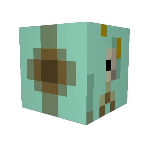 True_God_Of_Tea Minecraft avatar head, 3D render