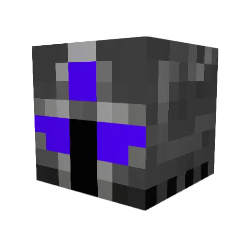 Trueblox Minecraft avatar head, 3D render