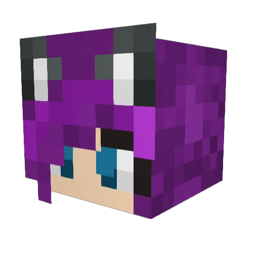 Trueggi_ Minecraft avatar head, 3D render