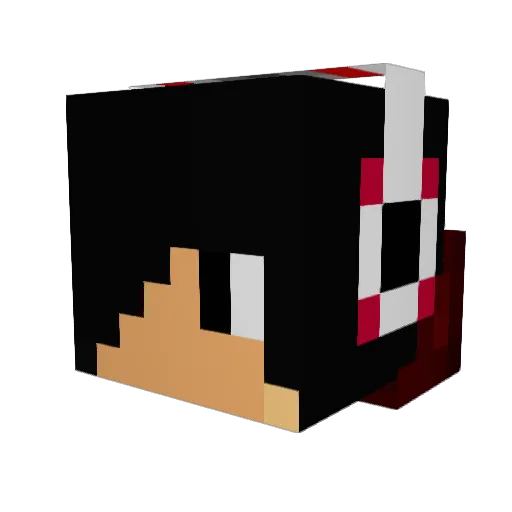 TruelzZ Minecraft avatar head, 3D render