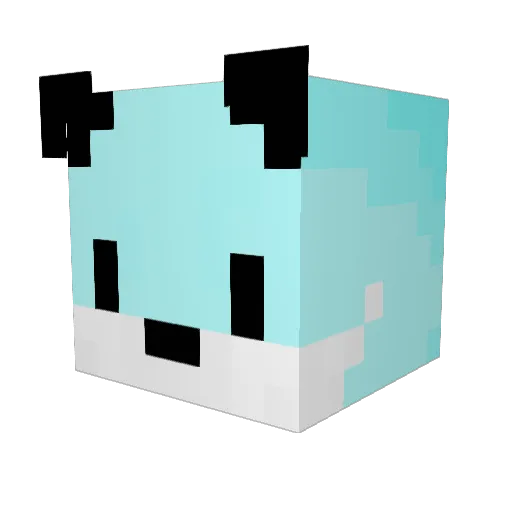 TrulyDarkness Minecraft avatar head, 3D render