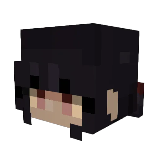TrulyDivineGod Minecraft avatar head, 3D render