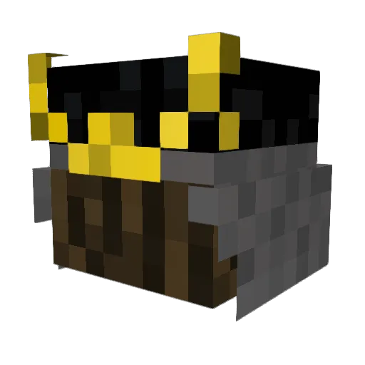 TrulyUpset Minecraft avatar head, 3D render