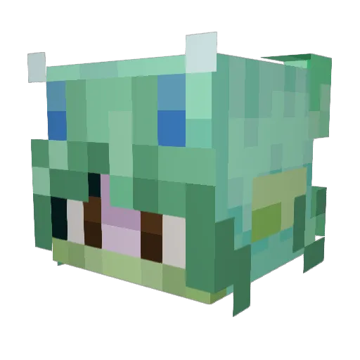 Trumby_ Minecraft avatar head, 3D render