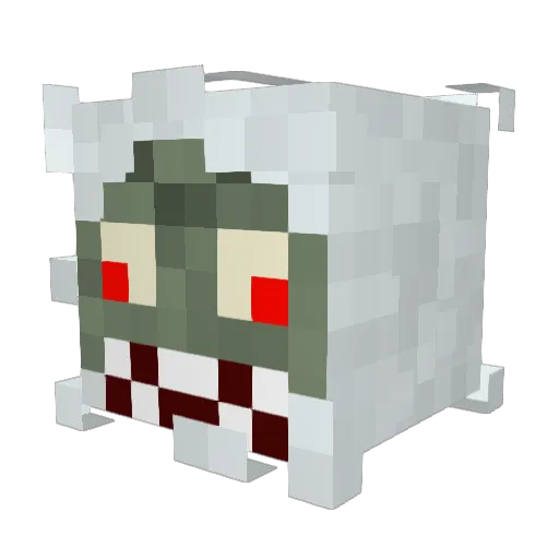 Trumeedo Minecraft avatar head, 3D render