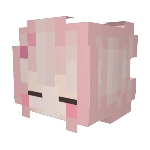 Trump023 Minecraft avatar head, 3D render