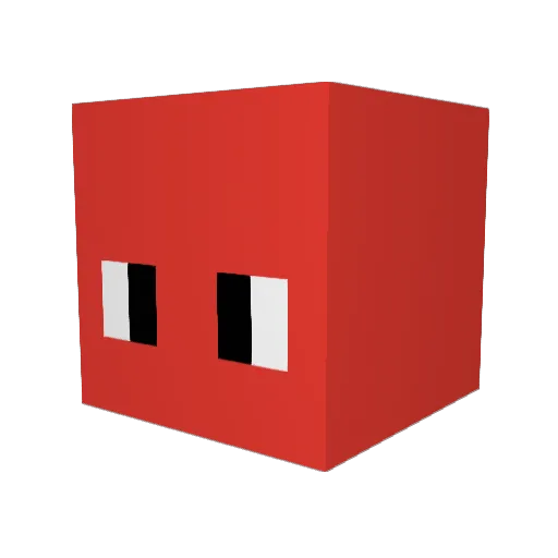 TrumpFB Minecraft avatar head, 3D render