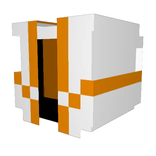 TrumpsNukes Minecraft avatar head, 3D render