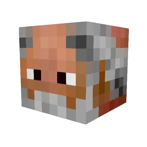 TrundleTheGreat Minecraft avatar head, 3D render