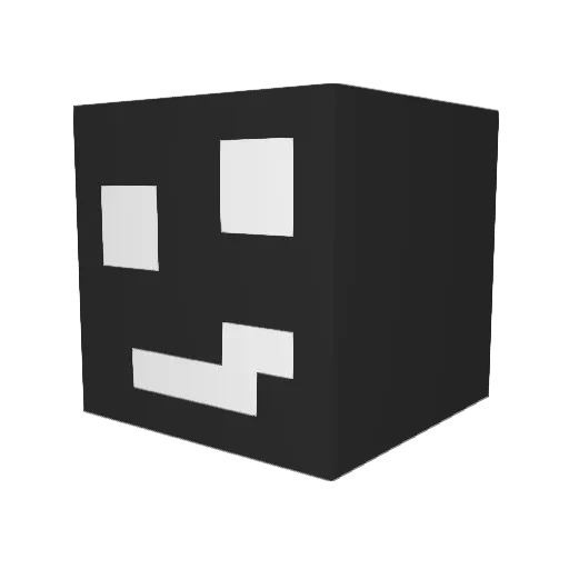 Trusk77 Minecraft avatar head, 3D render