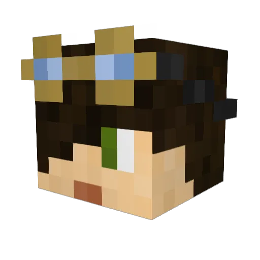 TrustMeAyeKnow Minecraft avatar head, 3D render